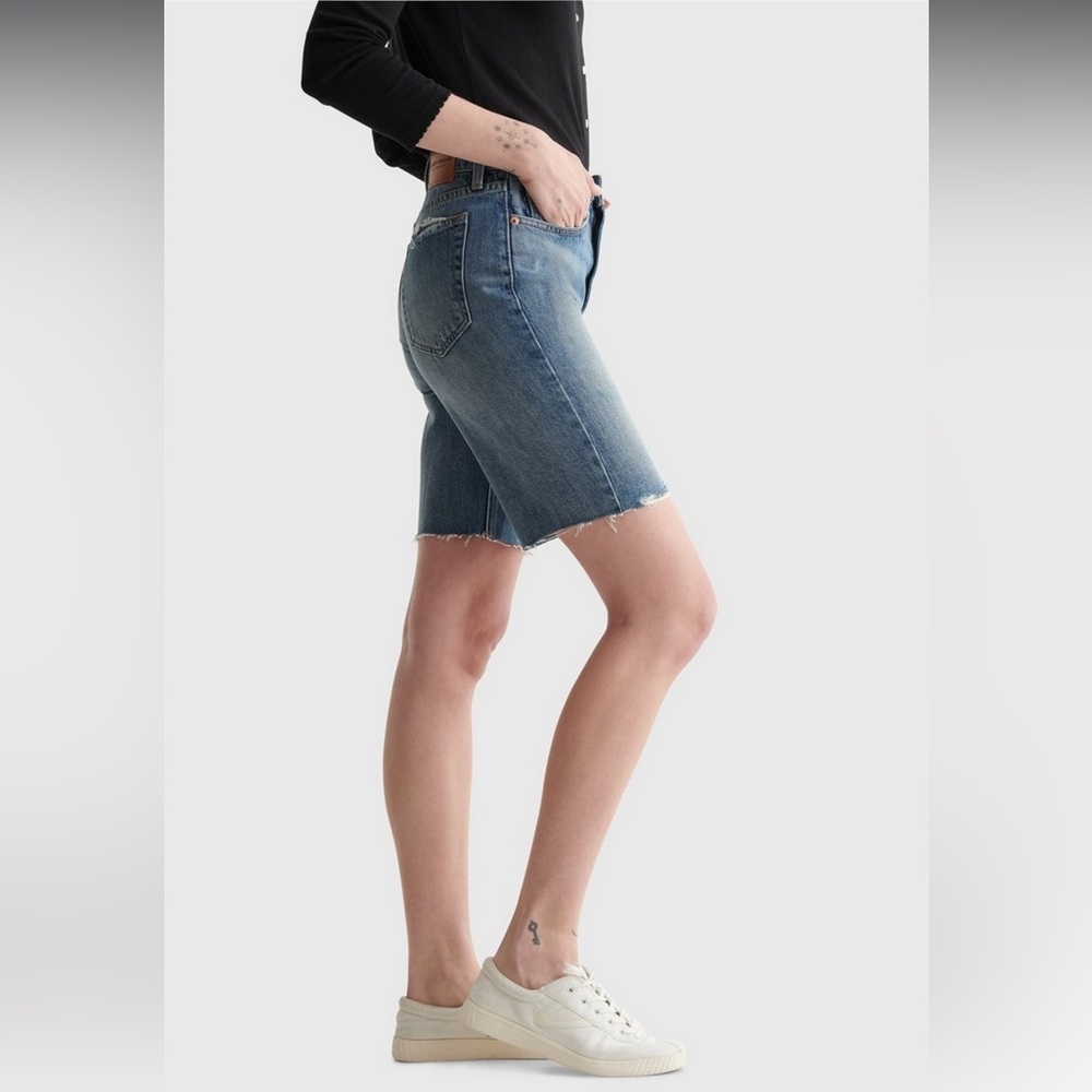 Lucky Brand • High Rise Bermuda Shorts - Picture 2 of 8